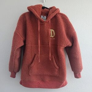 Disney Parks Disneyland Resort Fuzzy Sherpa Hoodie Spirit Jersey Size Small